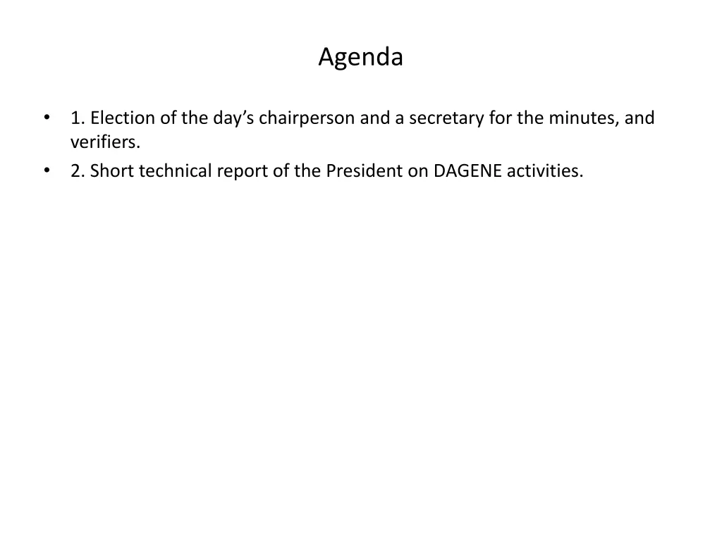 agenda 3