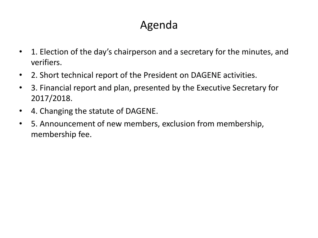 agenda 6