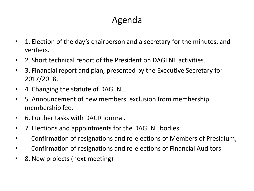 agenda 9