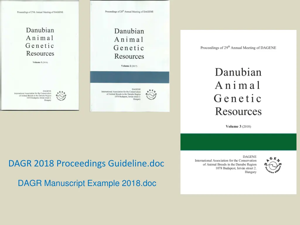dagr 2018 proceedings guideline doc