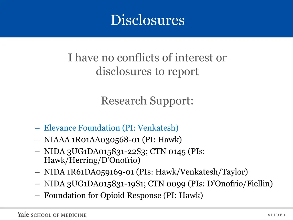 disclosures
