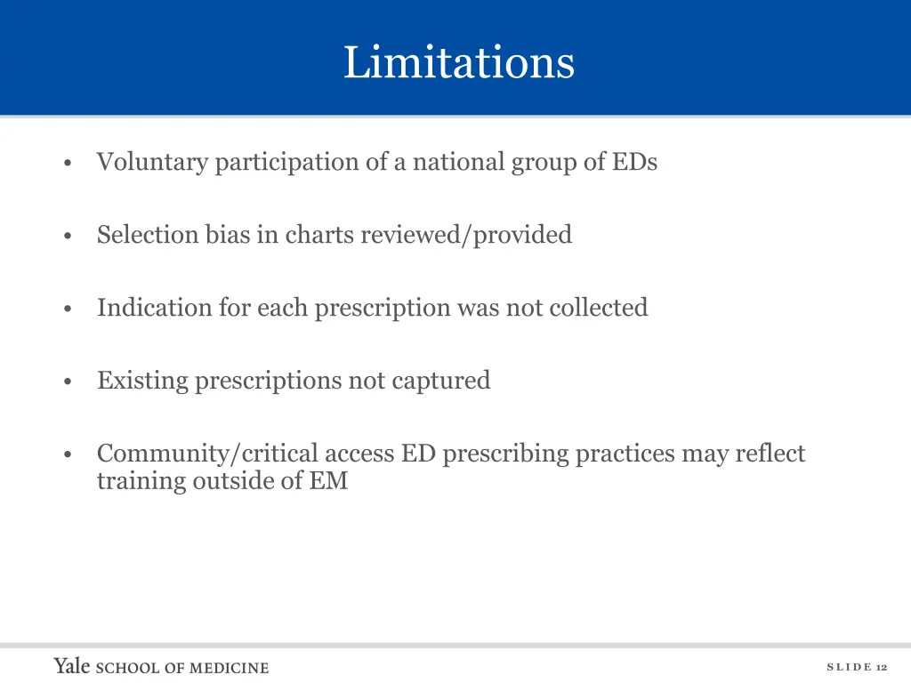 limitations