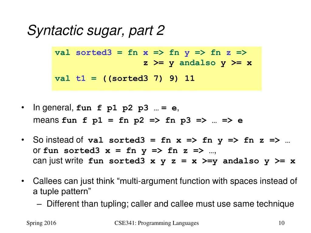syntactic sugar part 2