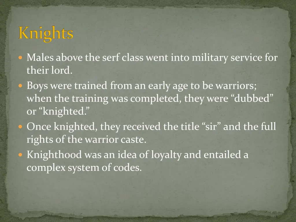 knights