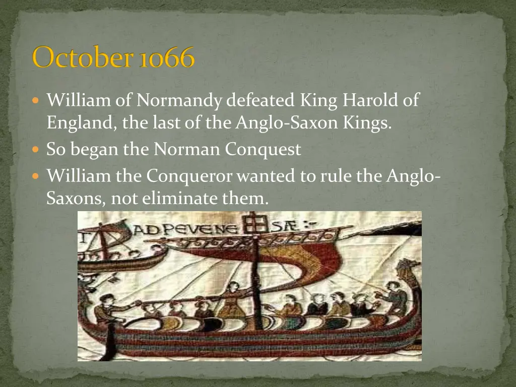 october 1066