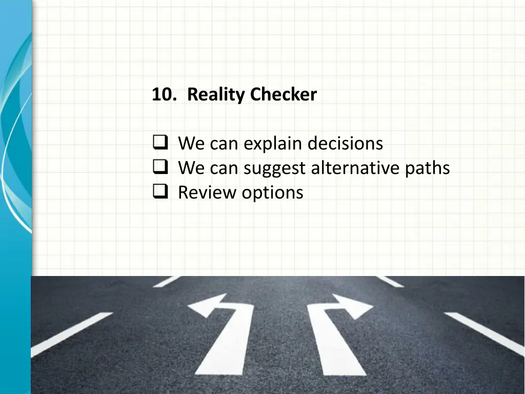 10 reality checker