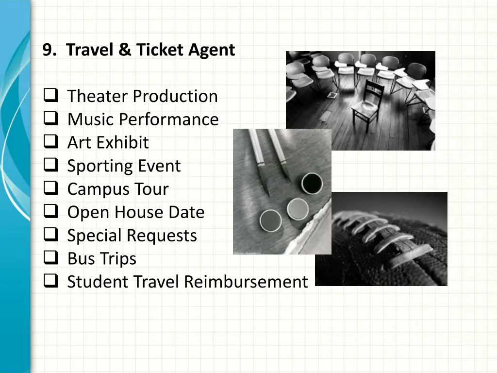 9 travel ticket agent
