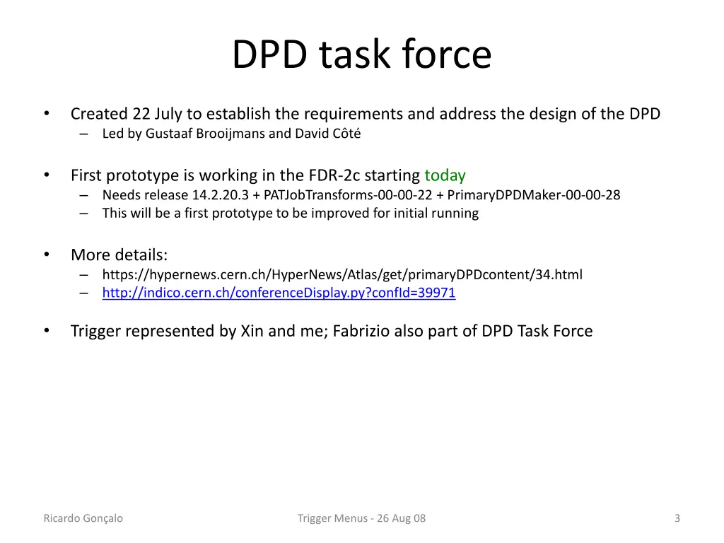 dpd task force