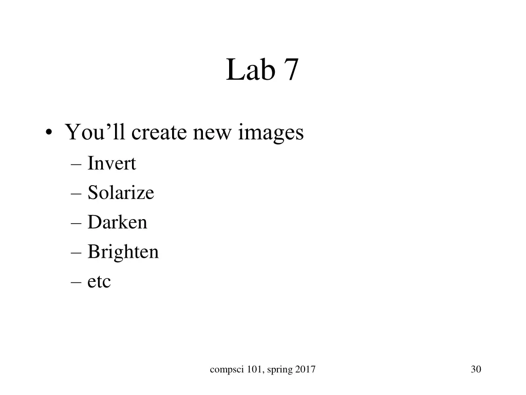 lab 7