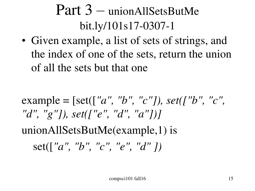 part 3 unionallsetsbutme bit ly 101s17 0307
