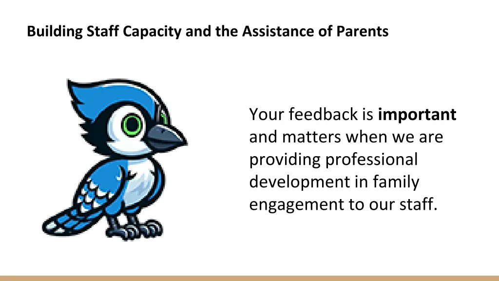 building staff capacity and the assistance