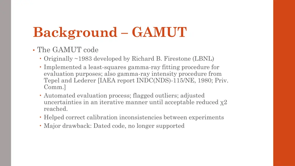 background gamut
