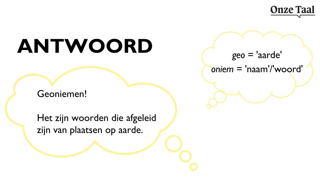 antwoord 1