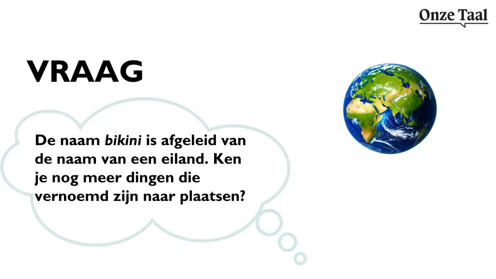 vraag