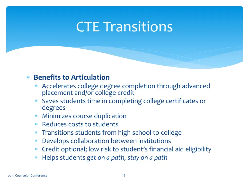 cte transitions 1