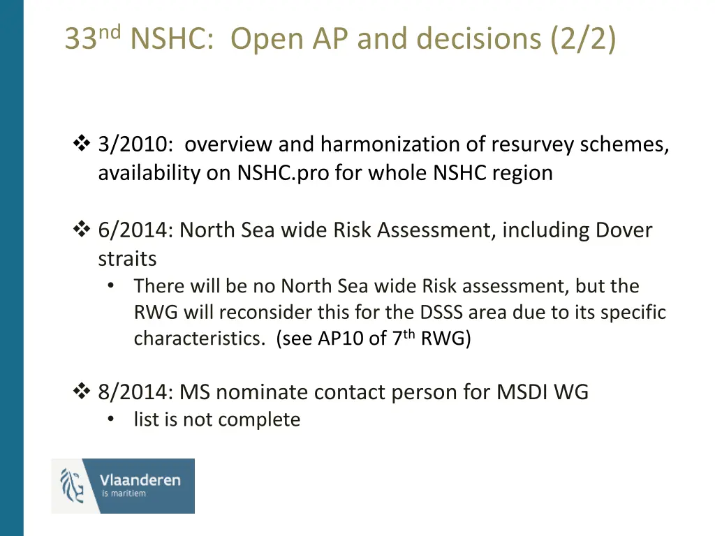 33 nd nshc open ap and decisions 2 2