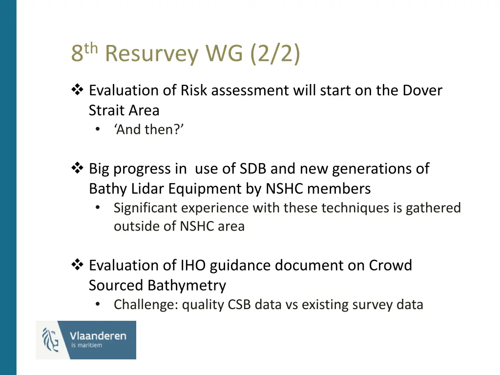 8 th resurvey wg 2 2