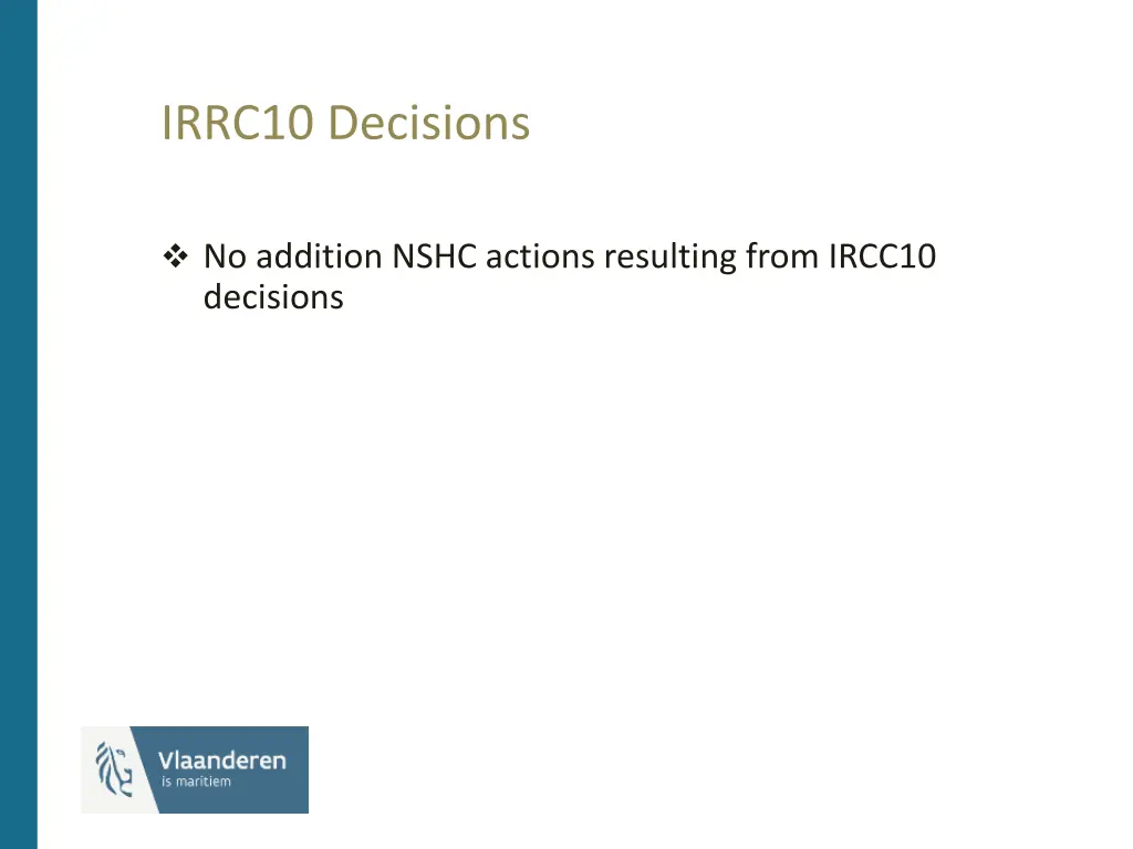 irrc10 decisions