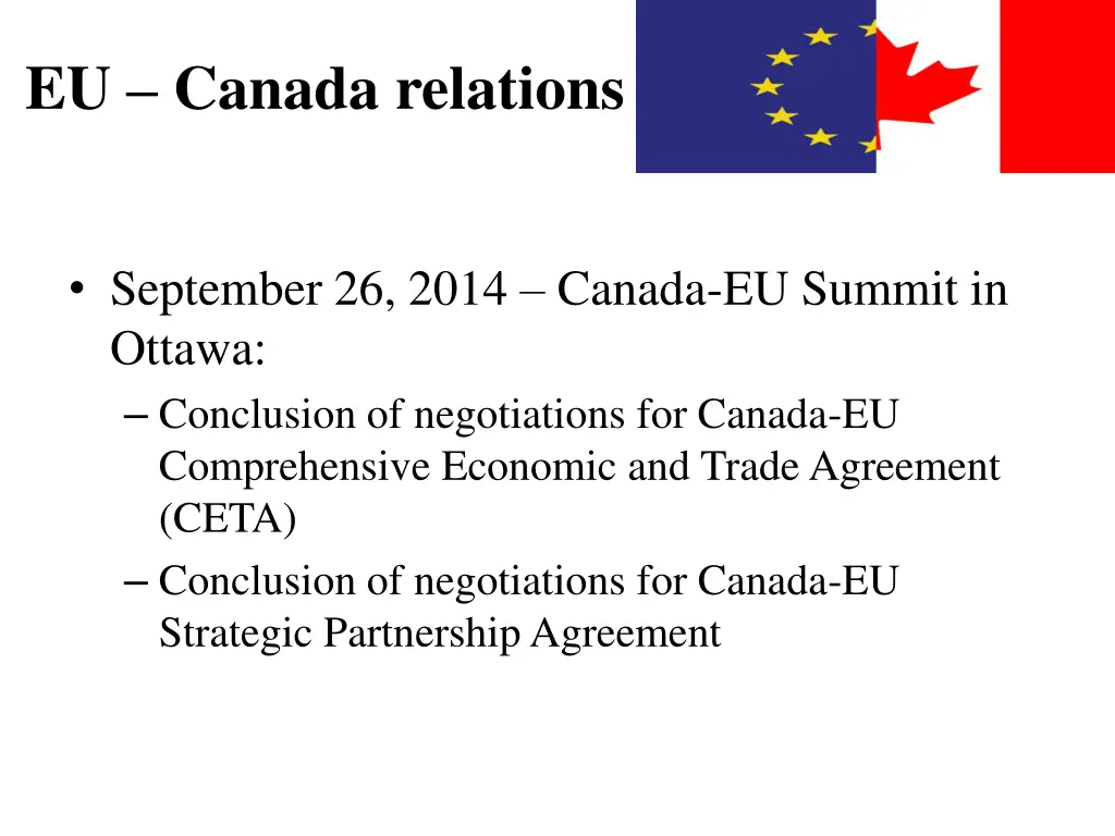 eu canada relations 1