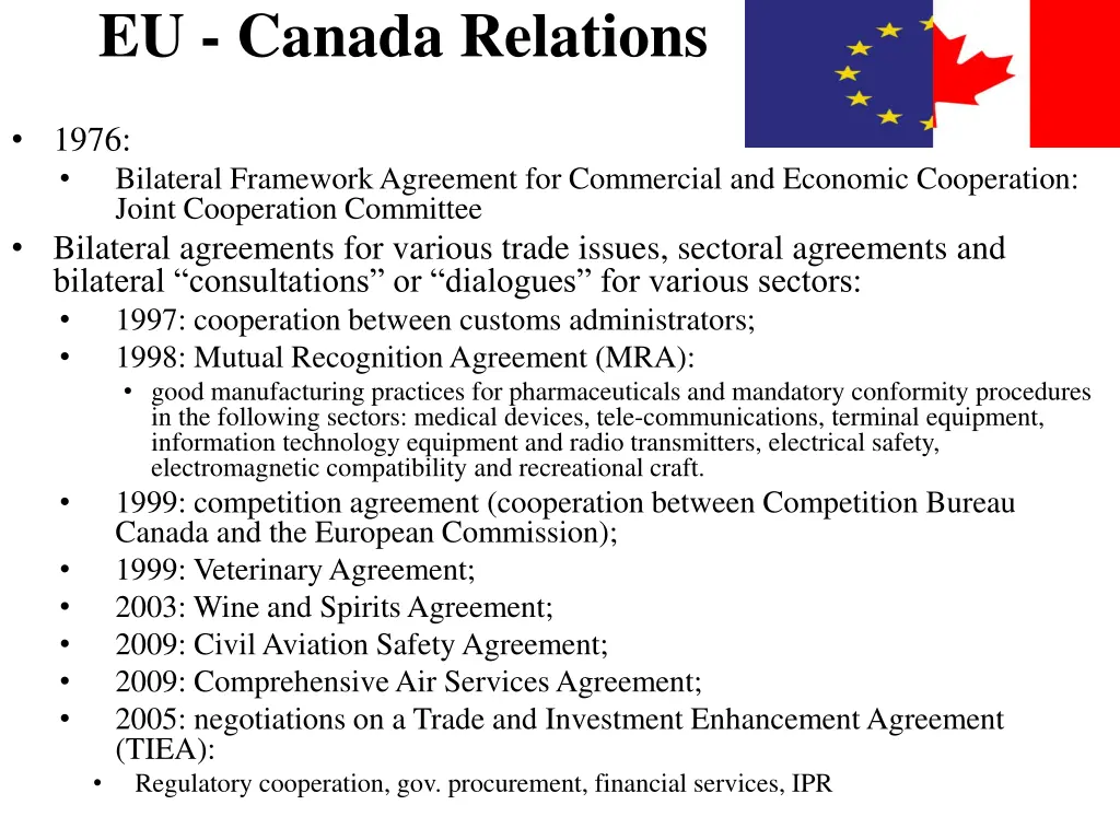 eu canada relations