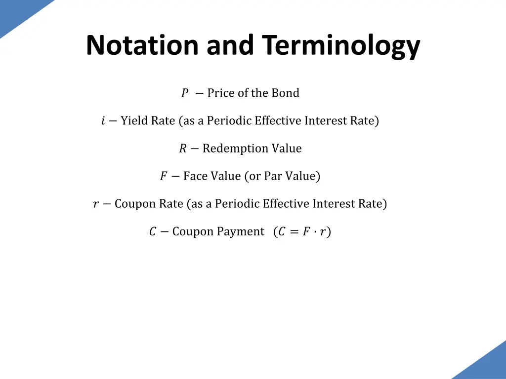notation and terminology 4