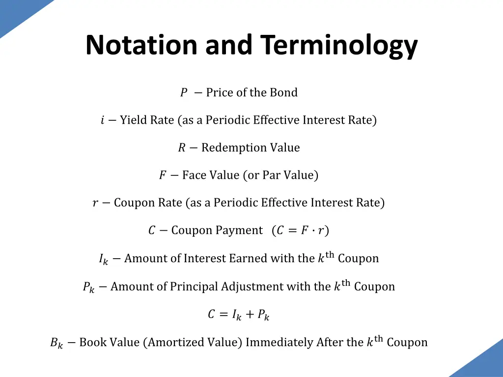 notation and terminology 9