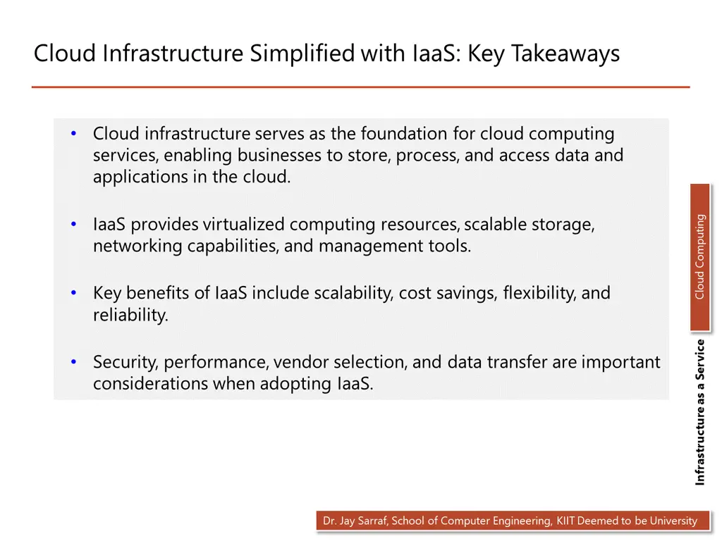 cloud infrastructure simplified with iaas