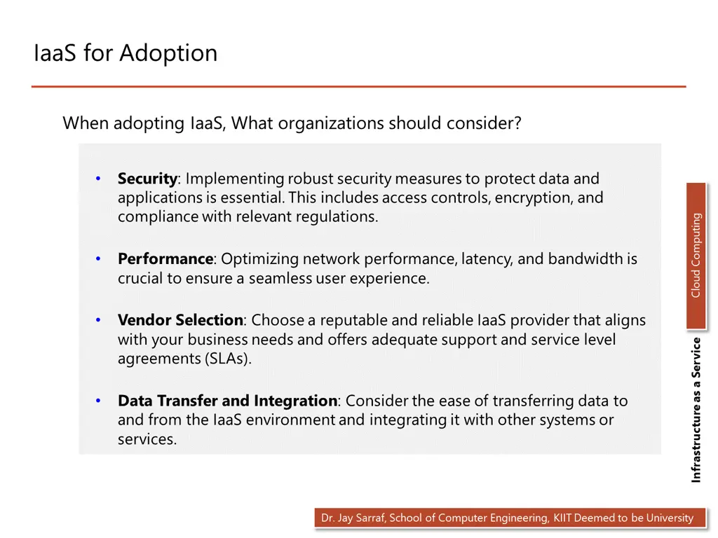 iaas for adoption