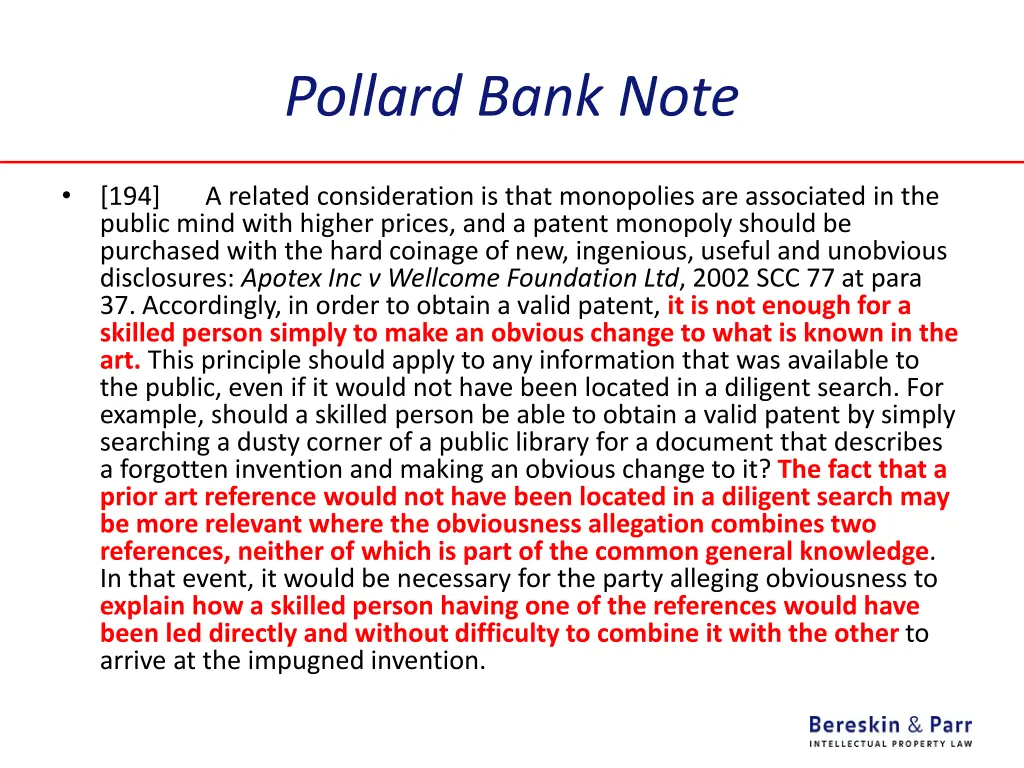pollard bank note