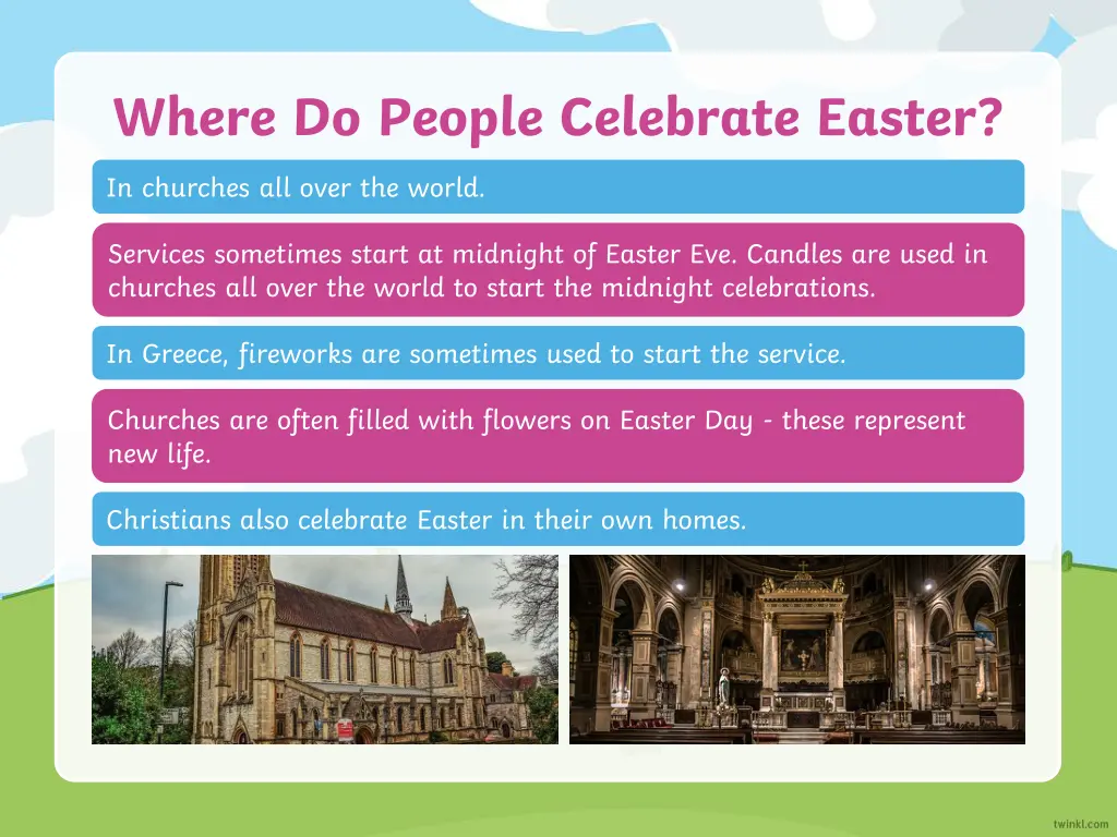 where do people celebrate easter