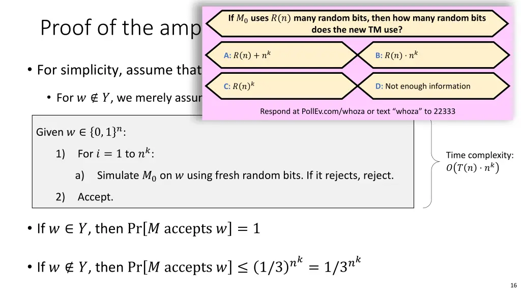 if 0 uses many random bits then how many random
