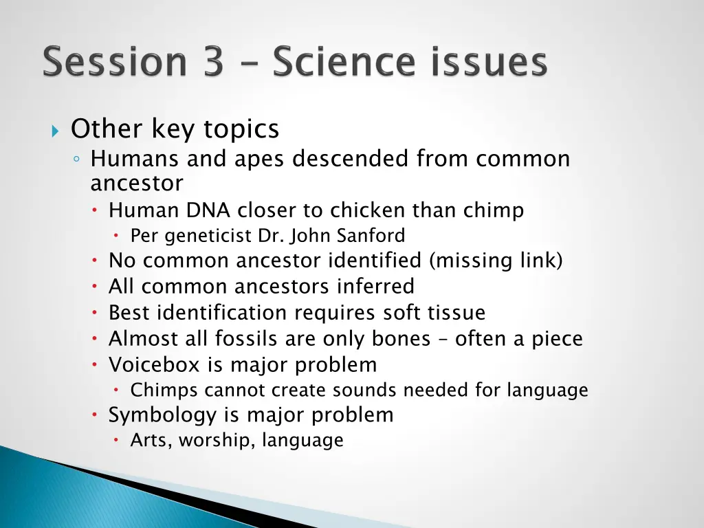 other key topics humans and apes descended from