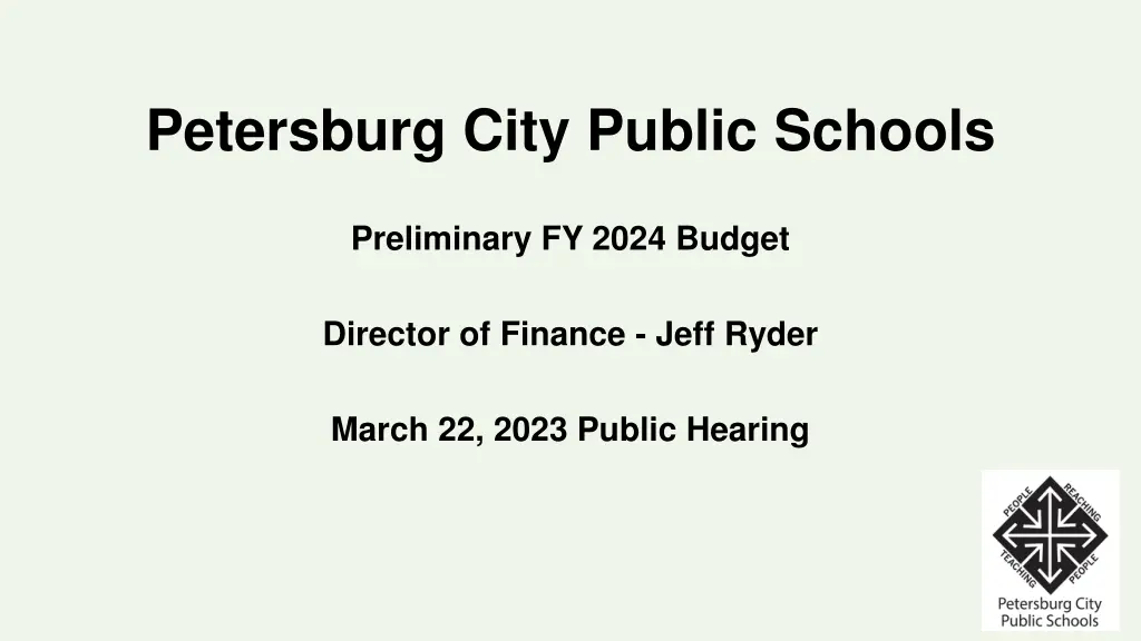 petersburg city public schools
