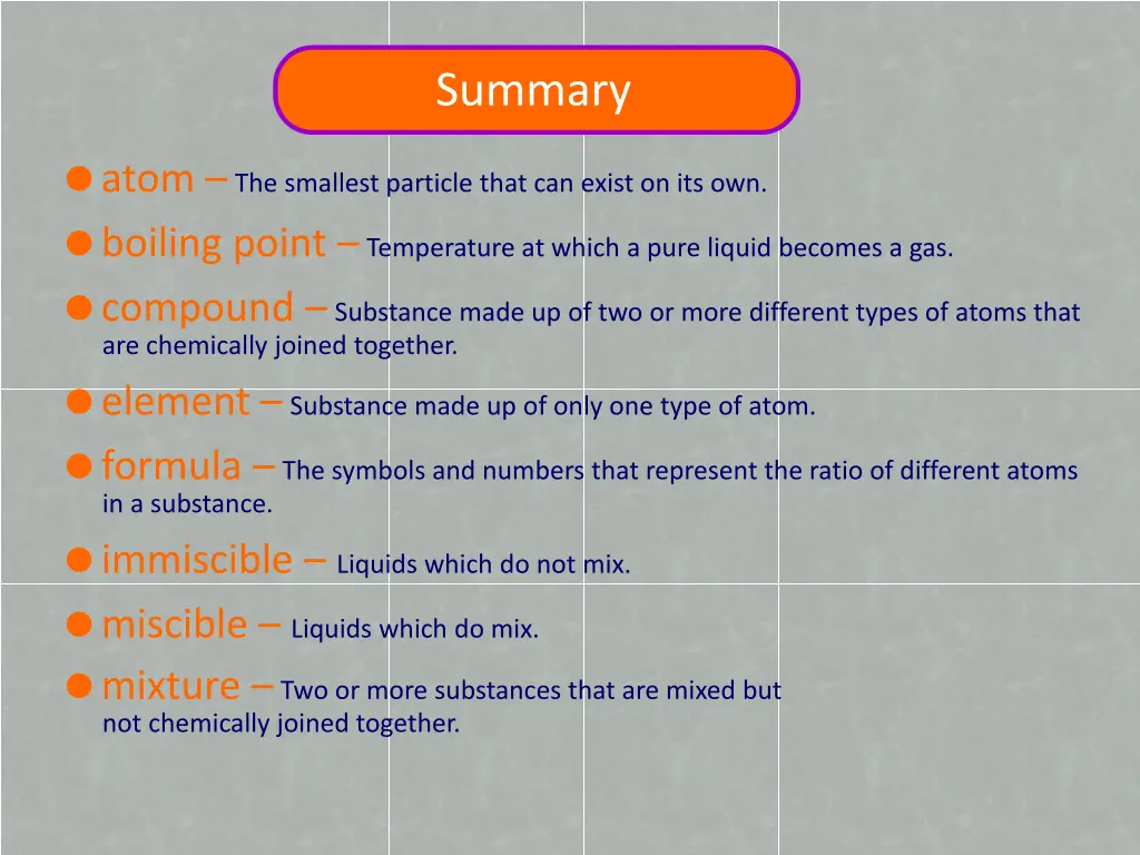 summary