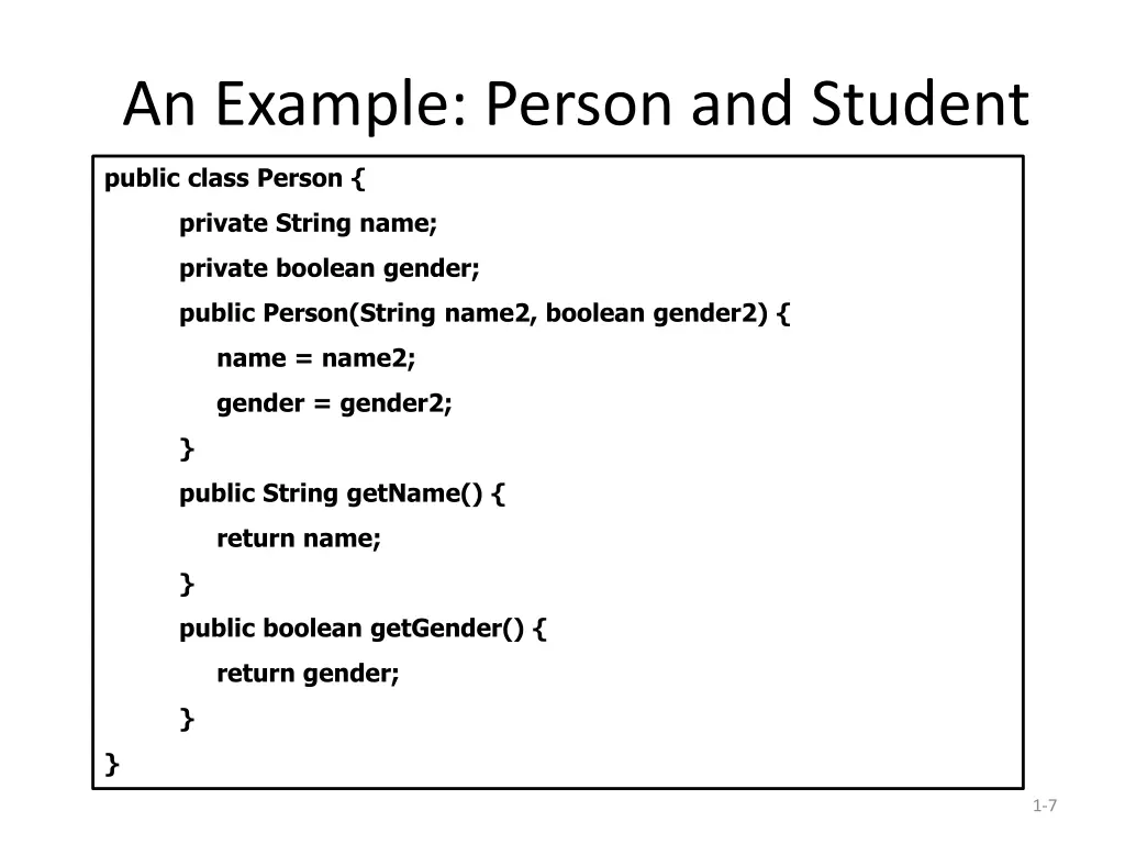 an example person and student