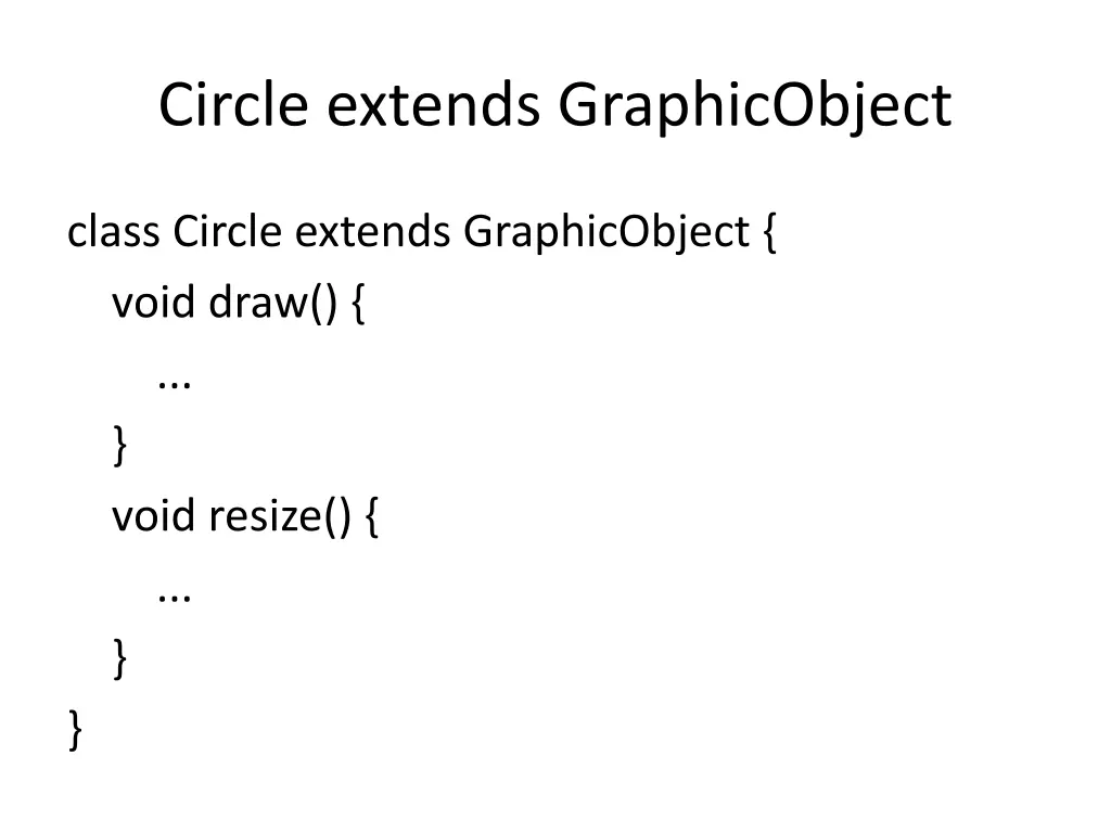 circle extends graphicobject