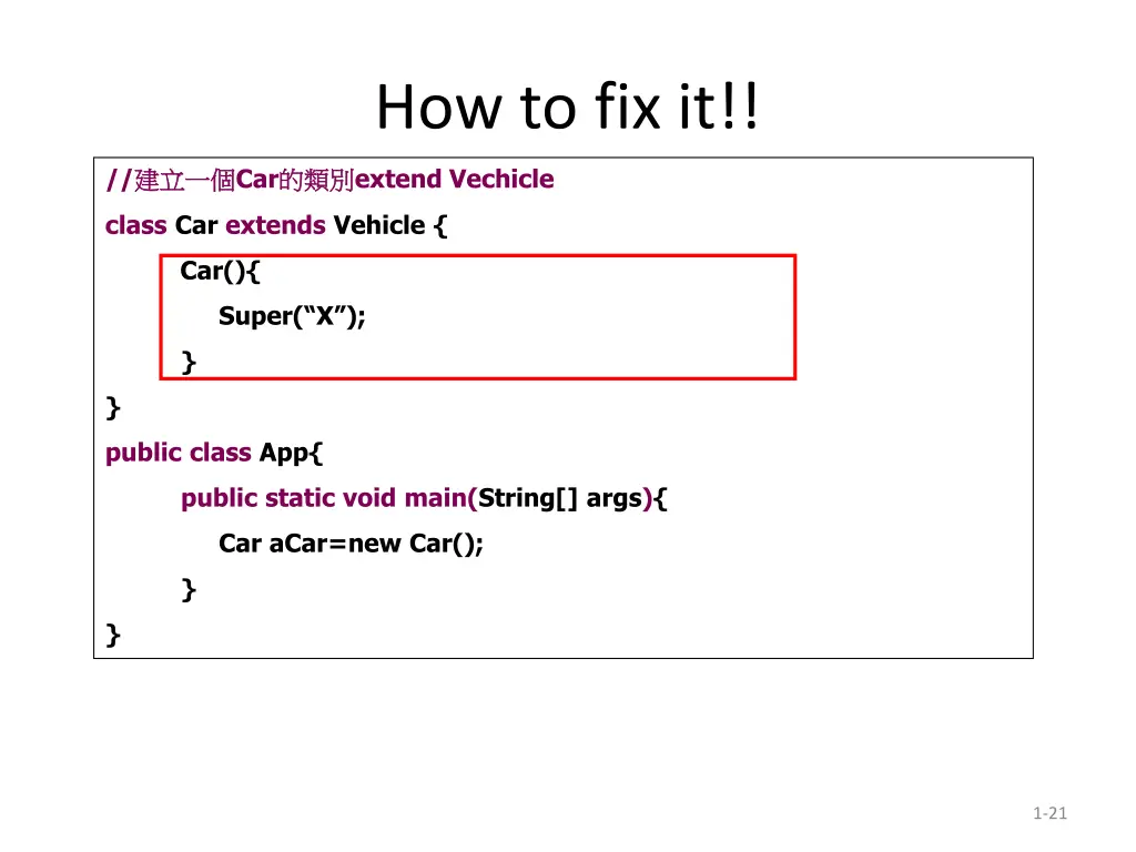 how to fix it 1