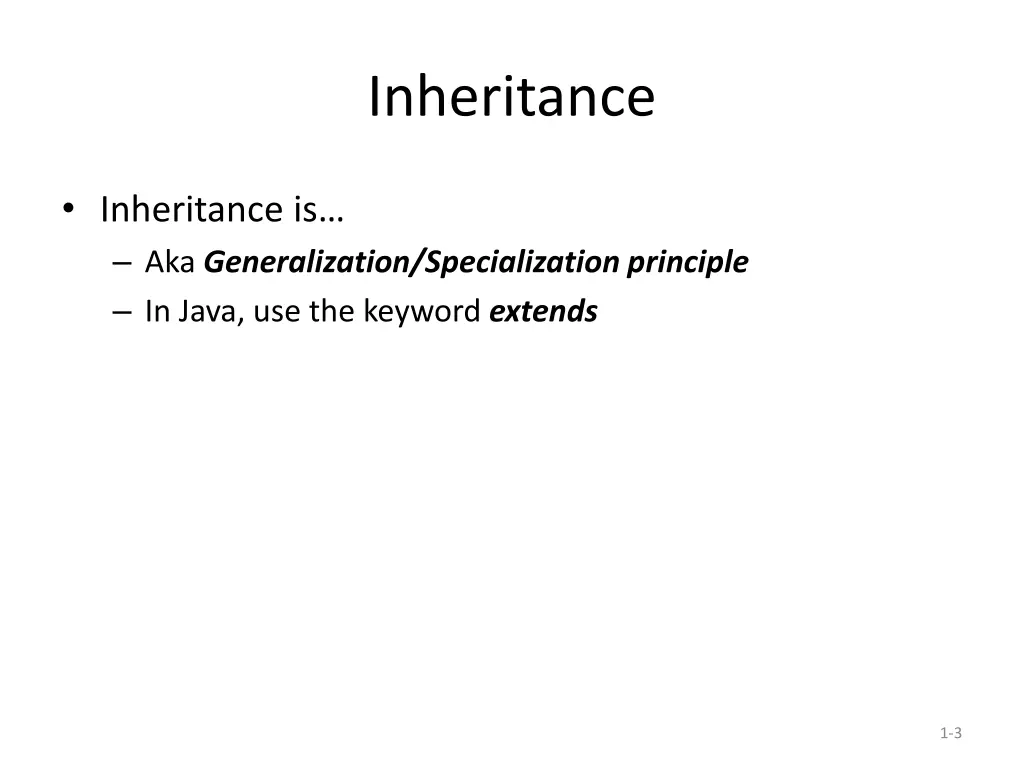 inheritance