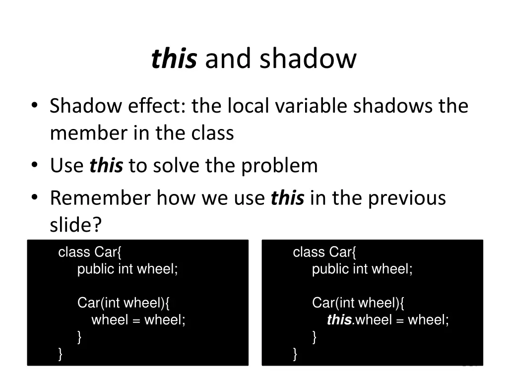 this and shadow