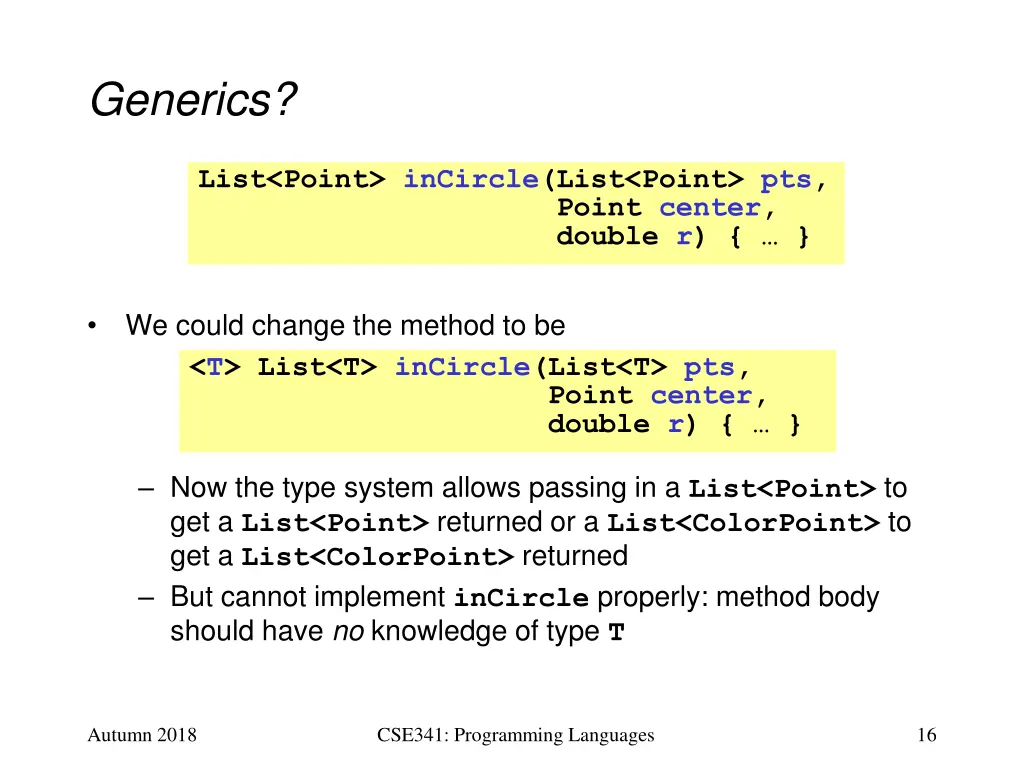 generics