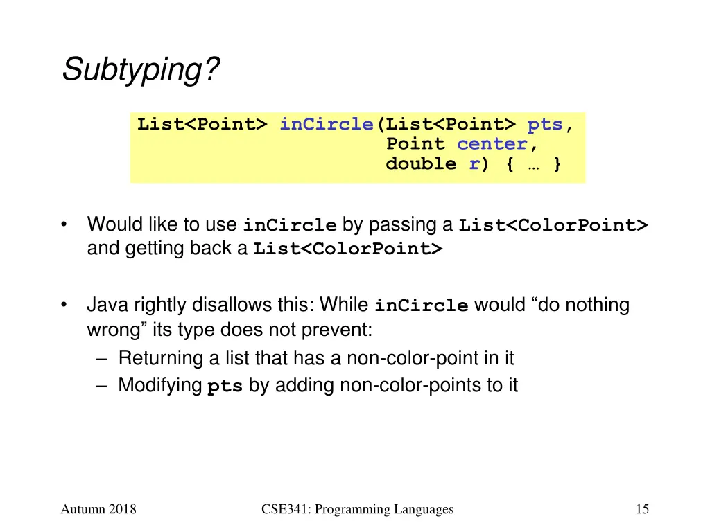 subtyping