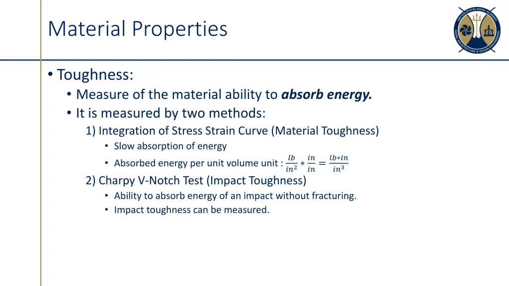 material properties 6