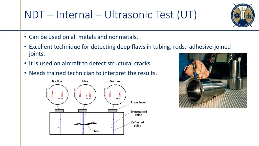 ndt internal ultrasonic test ut