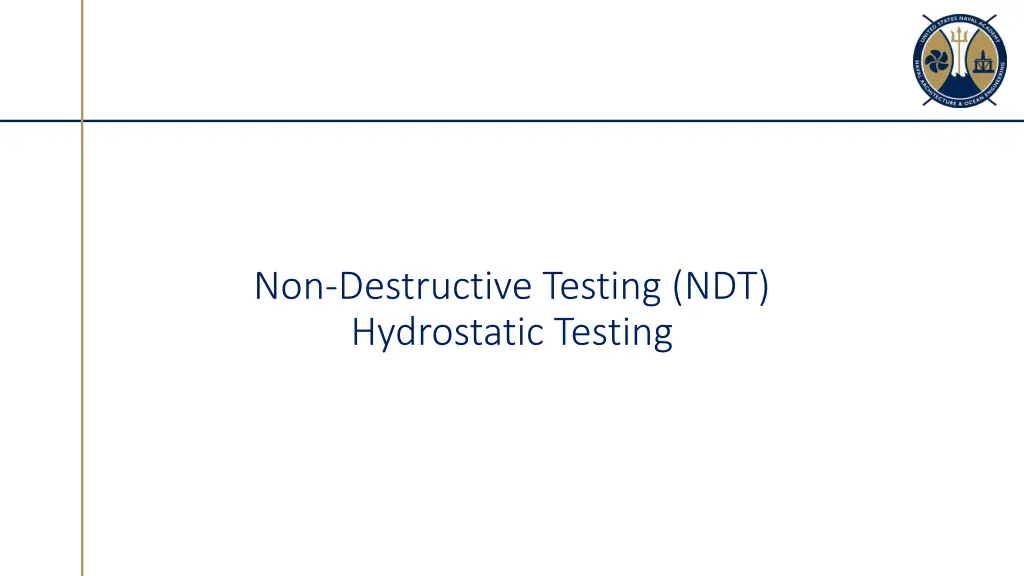 non destructive testing ndt hydrostatic testing