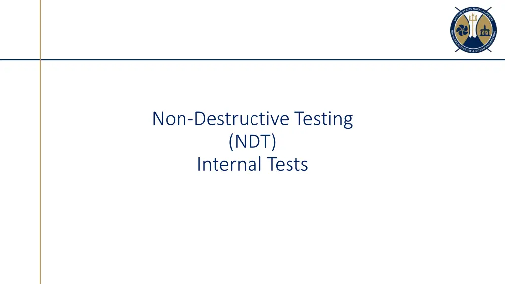 non destructive testing ndt internal tests