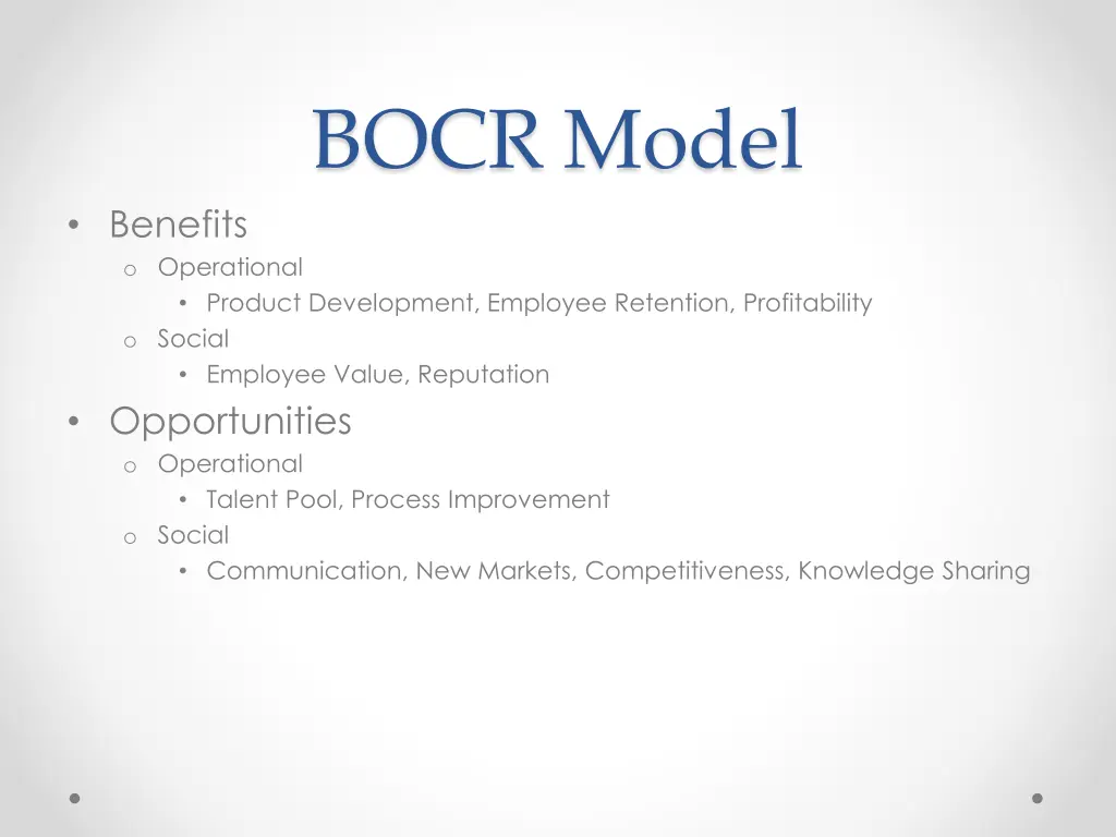 bocr model