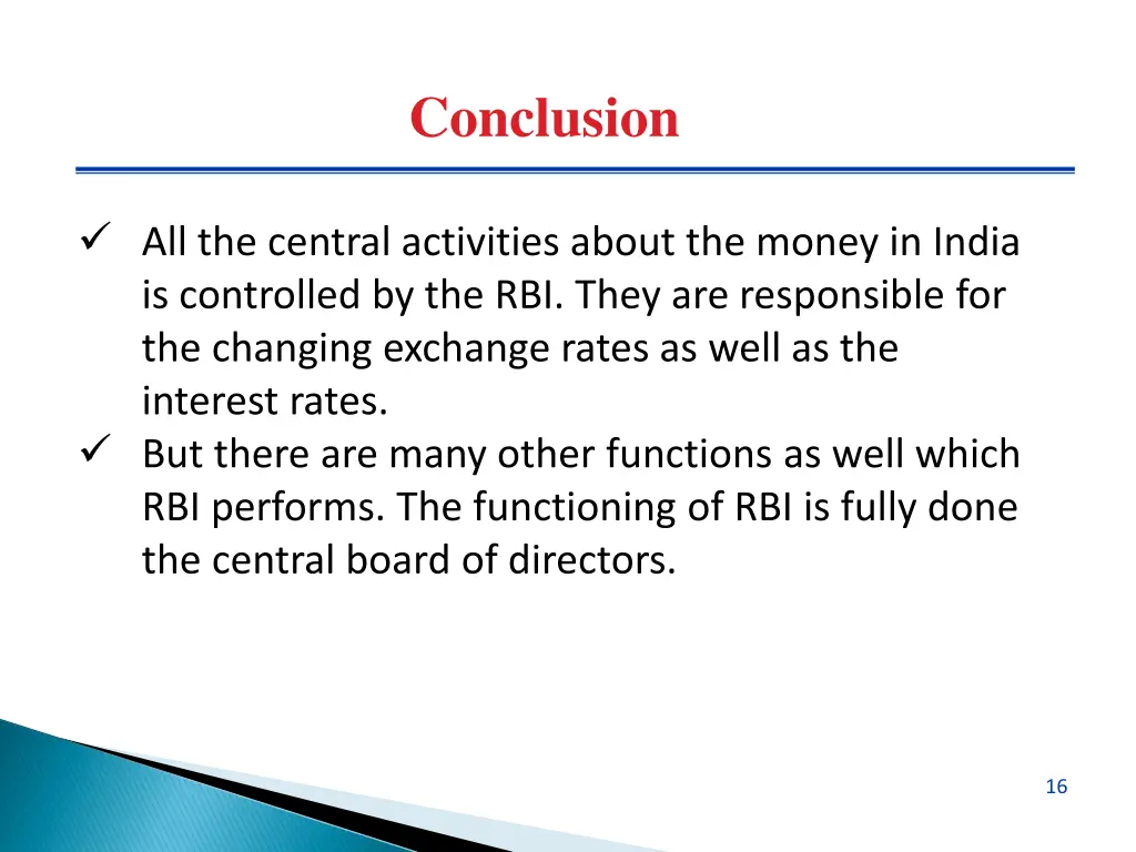 conclusion