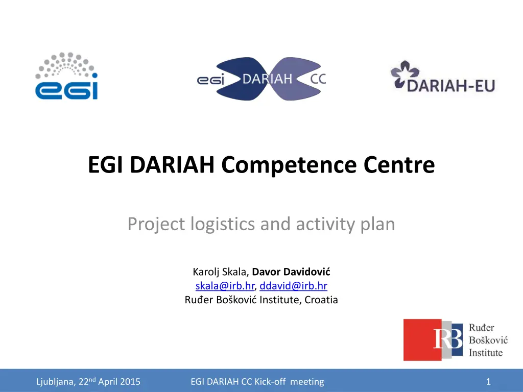 egi dariah competence centre