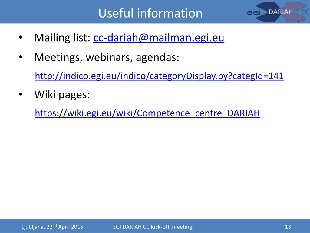 useful information