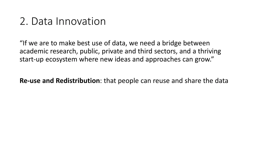 2 data innovation